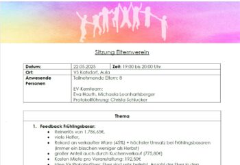EV Sitzung 2025-05-22